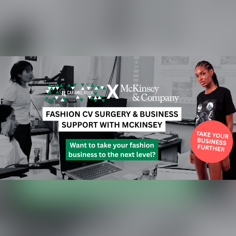 CV SURGERY & BUSINESS SUPPORT WITH MCKINSEY: Take your CV, career goals and fashion business ideas to the next level!